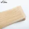 Thick End Natural Double Drawn Invisible Tape Human Hair Extension