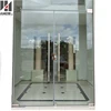 Frameless commercial double glass doors double swing door