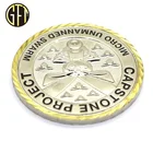 Coin Coin Coin Coins Wholesale USA Military Challenge Coin Metal Coin3D Dual Plated With Custom Logo
