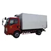 China howo 4x2 small mini box van truck with best price for Malaysia Peru Chile