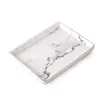Ins Nordic style ceramic earrings ring jewellery tray dish necklace holder marble nail ornaments storage tray