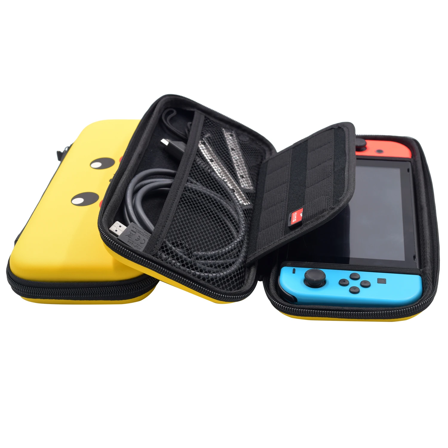 portable Travel carrying hard shell eva case for game controller for Pikachu nintendo switch case, Yellow
portable Travel carrying hard shell eva case for game controller for Pikachu nintendo switch case, Yellow