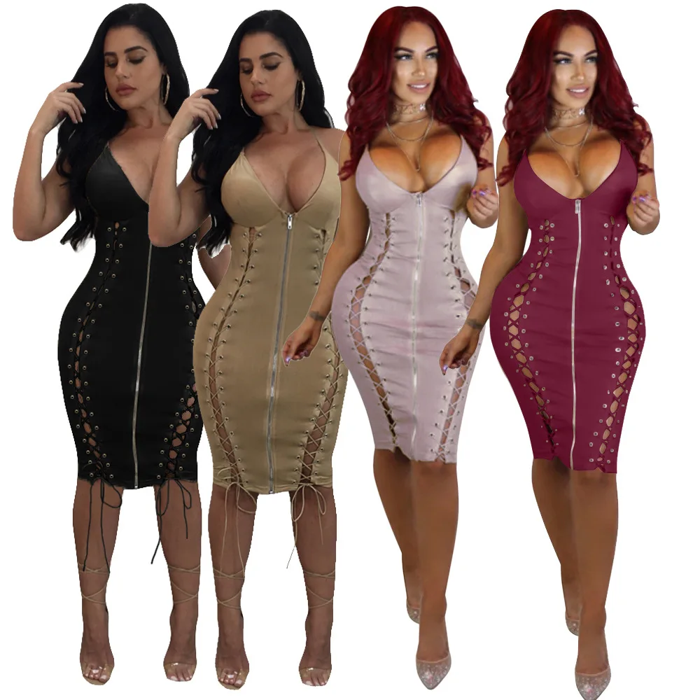Lace up Zipper Bodycon Dress Midi Dresses Party Dress MQL6103 New Fashion India for Women Casual Dresses Summer Loose Adults
Lace up Zipper Bodycon Dress Midi Dresses Party Dress MQL6103 New Fashion India for Women Casual Dresses Summer Loose Adults