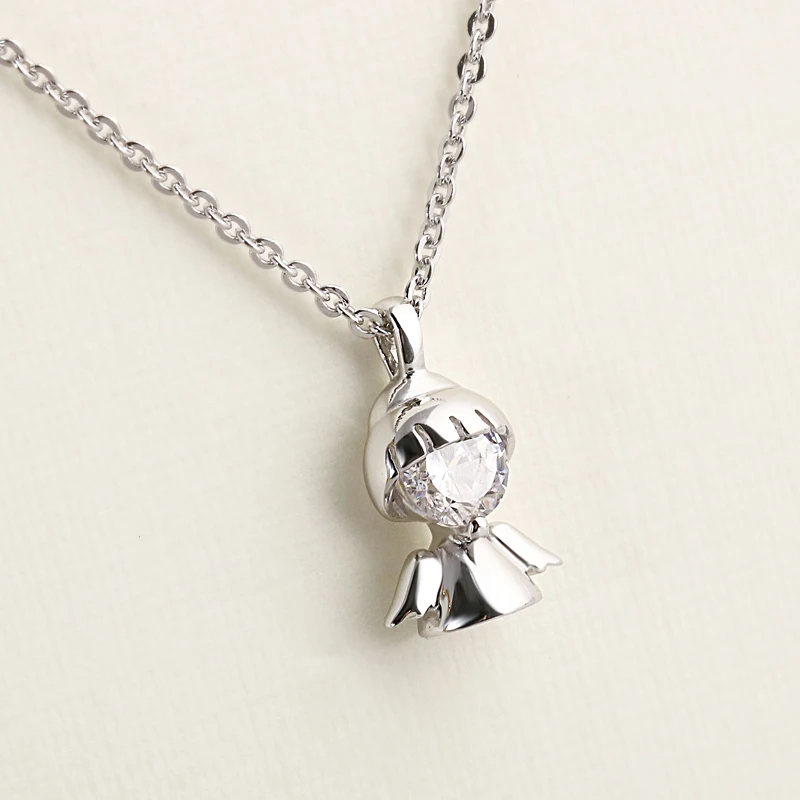 Fashion Lovely Angel Necklace Sterling 925 Silver Jewelry Necklaces Wholesale For Teen Girls
Fashion Lovely Angel Necklace Sterling 925 Silver Jewelry Necklaces Wholesale For Teen Girls