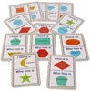 English Flash Cards Word Sentence Practice Game Card Learning Educational Toys For Children Kids Montessori Gifts