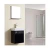 Discount mini furniture cabinet black wall hung small bathroom vanity