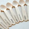 Yisheng 160mm Disposable Wooden Camping Custom Biodegradable Spoon with Logo