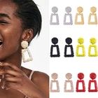 Wholesale Vintage Boho Metal Geometric Statement Earrings For Women 2019 Fashion Jewelry