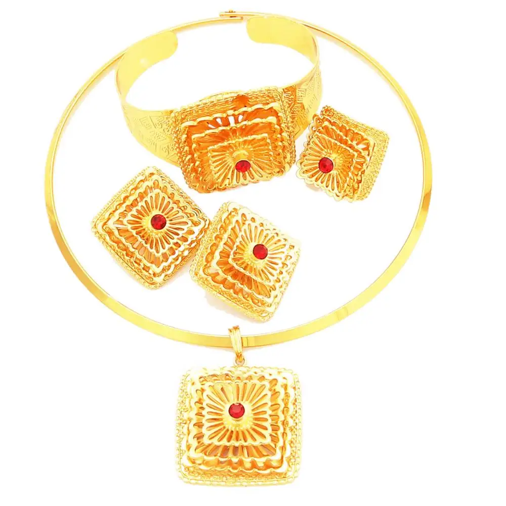 22 ayar altın takı seti s hint tapınak mücevher setleri mix tasarımları takı seti