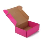 Wholesale Custom Design Luxury Foldable Box Pink Gift Corrugated Paper Packaging Box