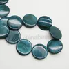 Fashion earring beads, flat round shell beads,coconut shell beads for jewelry