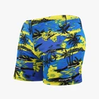 Mens beach compression custom logo board swimming shorts swim trunks