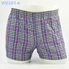 Men's cotton Woven men boxer loose breathable tanga para hombres boxers home pants hot sale underwear men