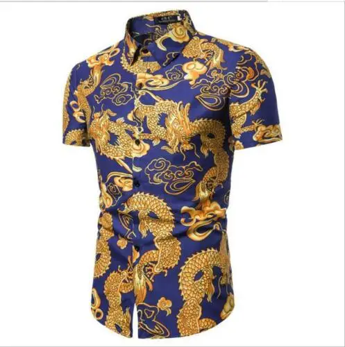 2019 Fashion Design COSTOM SUMMER NEW STYLE DRAGON PATTERN PRINT MEN CASUAL SHORT SLEEVE SHIRT, Custom color
2019 Fashion Design COSTOM SUMMER NEW STYLE DRAGON PATTERN PRINT MEN CASUAL SHORT SLEEVE SHIRT, Custom color