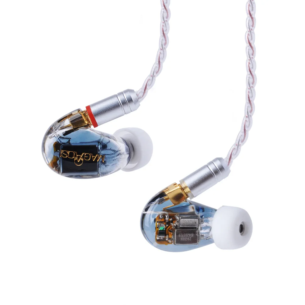 

MaGaosi K3-BA Drive Unit In Ear Earphone 3 Balanced Armature HIFI In Ear Monitor Earphone iem with Detachable MMCX Cable