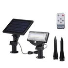 800LM 6W LED Wireless All In One Solar Powered Flood Light Motion Sensor