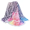 Buti Custom Printed Mandala Colorful microfiber towels Microfiber Beach Towel with digital printing