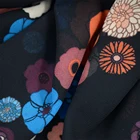 Beautiful Summer 100 polyester printing chiffon fabric for women cloths