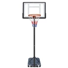 M.Dunk Fully Adjustable Freestanding Basketball Back Board Stand and Hoop Set