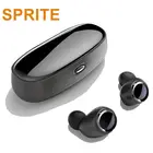 Twins double wireless headset pair waterproof earphone blue tooth earphone tws speaker with charging case