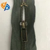 Flame retardant Nomex Meta aramid Tape Metal Brass Zipper with DA Slider