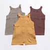 Newborn Baby Boys Girl Summer Cotton Linen Romper Jumpsuit Sleeveless Solid Outfits Clothes Casual Baby Clothing Rompers