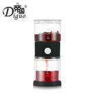2019 Hot Selling 200ml Portable Black Color Pyrex Glass Pour Over Drip Coffee Hot Cold Brew Tea And Coffee Maker