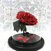 Valentine's day Christmas birthday gift first choice japan real rose preserved rose in glass dome