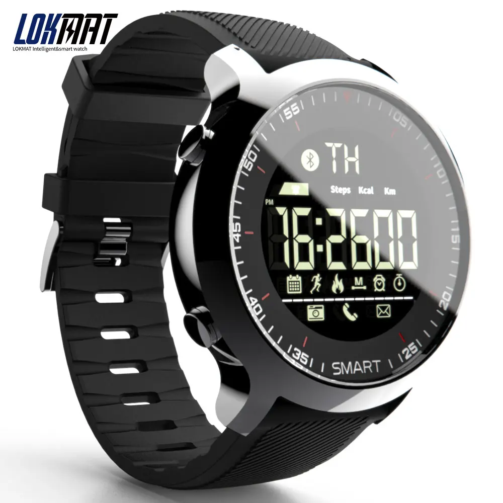 LOKMAT Waterproof Smart Exercise Fitness Tracker Men's Watch for Android IOS Smart Watch Wholesale Price
LOKMAT Waterproof Smart Exercise Fitness Tracker Men's Watch for Android IOS Smart Watch Wholesale Price