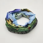 Custom magic turban polyester seamless bandana head wrap for ladies