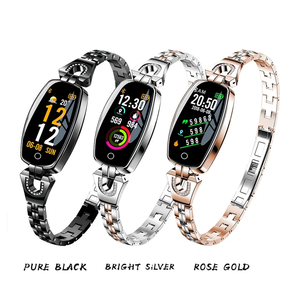 New arrival 2019 fashion lady watch H8 smart band Valentine's Day gifts with blood pressure sport health watch
New arrival 2019 fashion lady watch H8 smart band Valentine's Day gifts with blood pressure sport health watch