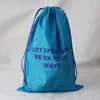 Free sample customized cloth packaging gift bag polyester drawstring jewelry gift bag