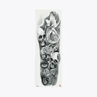 Black Temporary Tattoo Stickers For Men Full Body Art Arm Sleeve Tattoo 48*17CM Large Waterproof Tattoo Girl