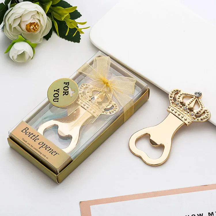 Crown Shaped Bottle Opener Wedding Gift Favors Beer Bottle Opener Set, Stainles steel
Crown Shaped Bottle Opener Wedding Gift Favors Beer Bottle Opener Set, Stainles steel
