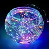 1M Waterproof Starry Fairy Street Light LED Cooper Wire Strings Battery Powered Flicker Steady On Mode For Wedding Party Decor