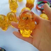 Wholesale Quartz Crystal Rock Yellow amber Carving Skulls for home decoration