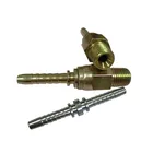 Concrete pump hose steel fittings brass barb hose fitting