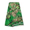 Queency Fashion African printed Satin Silk Fabric With Sequin Special Design Satin