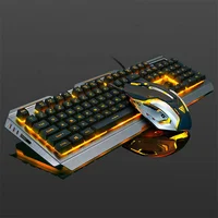 

Factory Wholesale Wired Gaming Keyboard Mouse Set Combo With Mechanical Feeling 3 Backlight For Computer Laptop