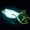 5cm 8/14g Luminous Frog Lure Fishing Lures Treble Hooks Top water Ray Frog Artificial Minnow Crank Strong Soft Bait