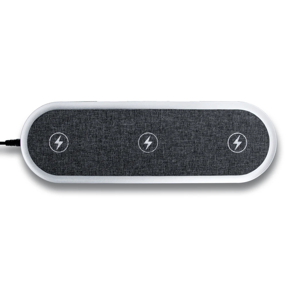 2018 Hot Selling Qi 3 in 1 Wireless Charger with Two USB Output Fast Charger Pad for Samsung and Iphone
2018 Hot Selling Qi 3 in 1 Wireless Charger with Two USB Output Fast Charger Pad for Samsung and Iphone