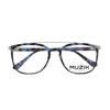 5173L New Wholesale luxury metal acetate double bridge brand name eyeglass frames