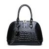 wholesale custom 2019 new design BEARKY vintage luxury the women crocodile croc pu leather skin bag handbags