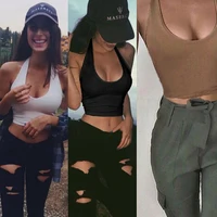 Womens Sexy Casual Slim Sleeveless Tank Tops Vest Solid Color Crop Top For Ladies Fitness Vest Women Clothing Tops HO966276
Womens Sexy Casual Slim Sleeveless Tank Tops Vest Solid Color Crop Top For Ladies Fitness Vest Women Clothing Tops HO966276