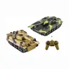 Remote Control Military Combat Fighter Tank Toys with Head Lights and Army Sounds for Kids