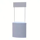 Premium portable plastic advertising promotion counter, promotion table