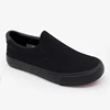 Easy to Wear Canvas Casual Students Shoes Plain Black School Shoes