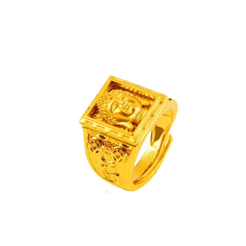 Fashion Vietnam Buddha Adjustable Rings for Men High Quality Alluvial Gold Auspicious Rings Jewelry
Fashion Vietnam Buddha Adjustable Rings for Men High Quality Alluvial Gold Auspicious Rings Jewelry