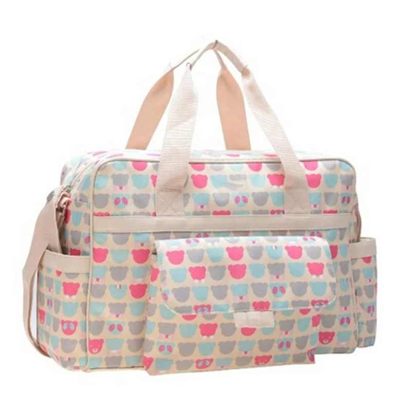 Custom New Arrival Bear Pattern Cute Mummy Baby Bag Lightweight Multi-function Tote Baby Diaper Bag for Newborn, Customized colors
Custom New Arrival Bear Pattern Cute Mummy Baby Bag Lightweight Multi-function Tote Baby Diaper Bag for Newborn, Customized colors
