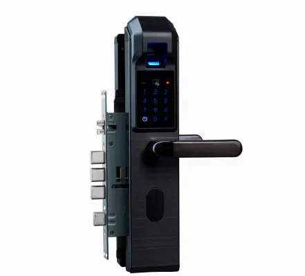 الذكية قفل باب ببصمة الإصبع كلمة السر بطاقة مغناطيسية مفتاح كهربائي المنزل الذكي شقة قفل الباب في الأماكن المغلقة